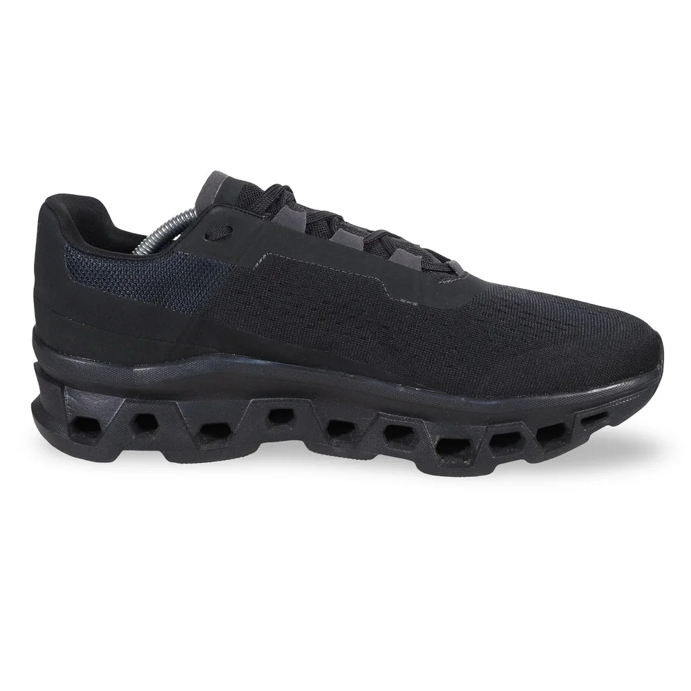On Cloudmonster 1 Mens 11.5 Black Running Shoes CloudTec 61.99025